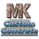 MK Custom Concrete Transparent Logo